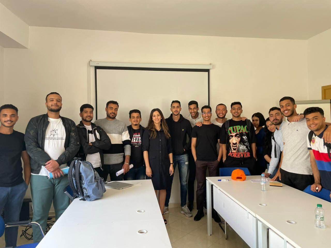 Groupe d'étudiants en fin de session